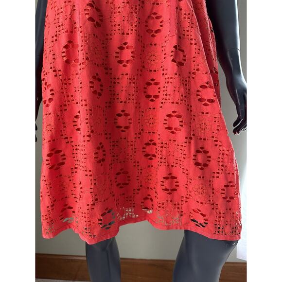 M.S.S.P Orange Lace Dress XL NWT MSRP $128.00 - Picture 4 of 11